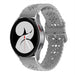 Samsung Galaxy Watch 4 40mm siliconen bandje met patroon (grijs)