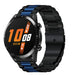 Huawei Watch GT 2 stalen band (zwart/blauw)