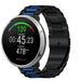 Polar Ignite stalen band (zwart/blauw)