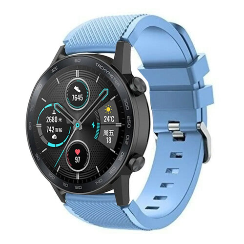 Honor Magic Watch 2 siliconen bandje (zandblauw)