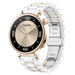 Huawei Watch 5 - 42mm keramiek bandje (wit/goud)