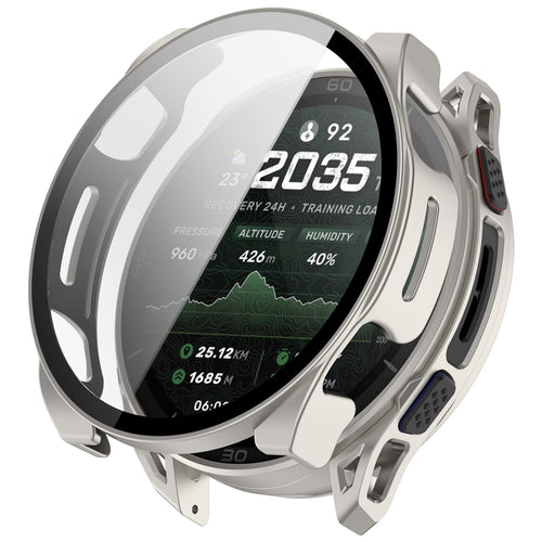 Amazfit Cheetah 2 Ultra hard case met glas (titanium)