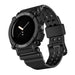 Google Pixel Watch 1/2 TPU bandje met frame (zwart)