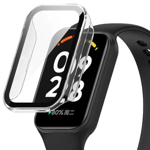 Xiaomi Smart Band 8 Active PC case met glas (transparant)