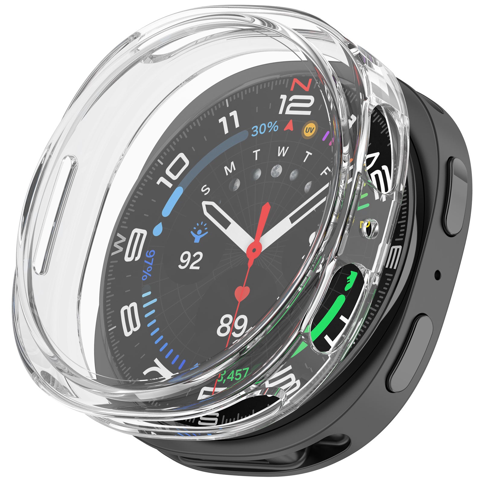 Samsung Galaxy Watch 8 - 44mm TPU case (transparant)