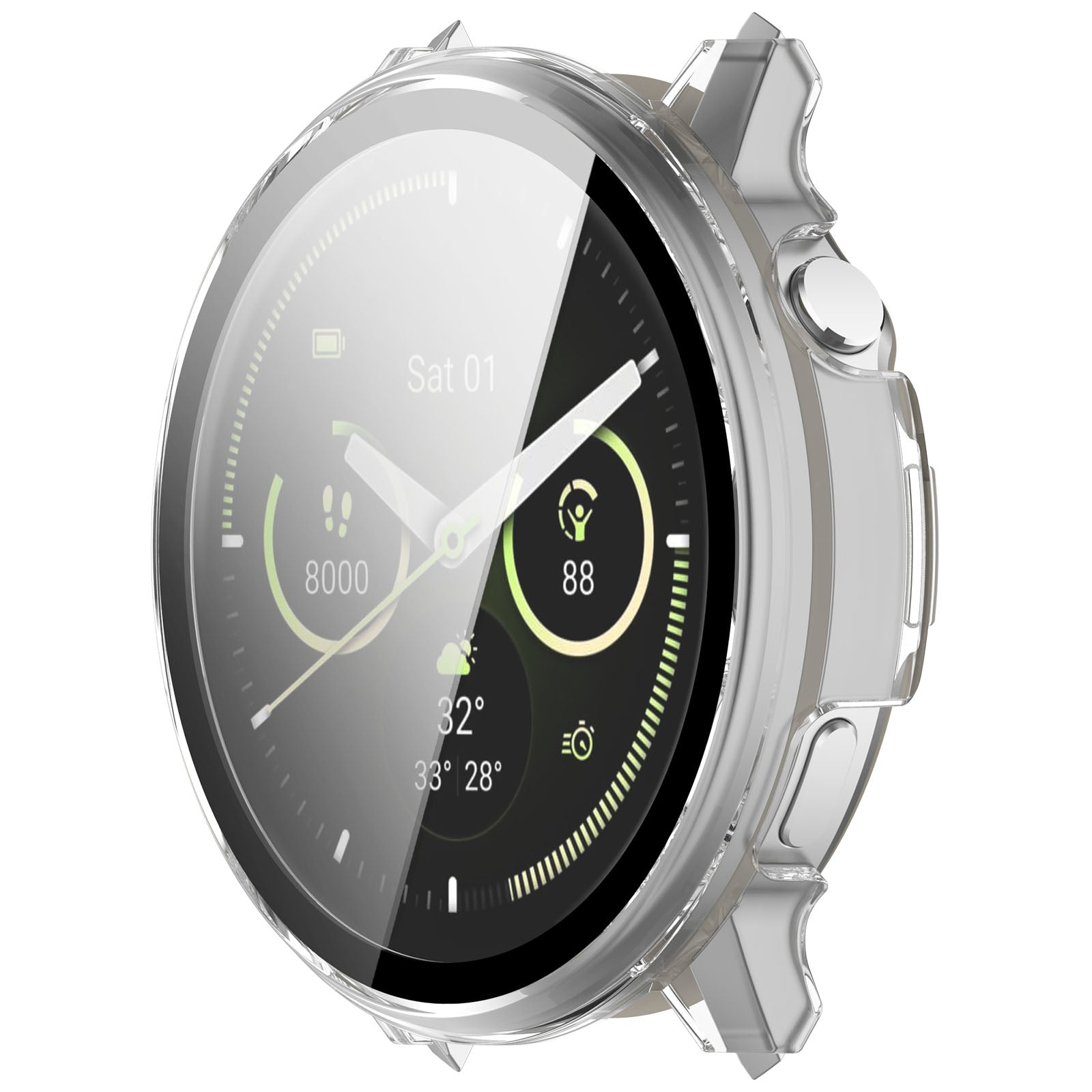 Garmin Venu 4 - 41mm hard case met glas (transparant)