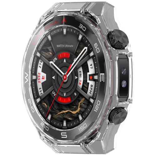 Huawei Watch Ultimate PC case met glas (transparant)