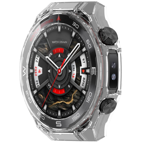 Huawei Watch Ultimate PC case met glas (transparant)
