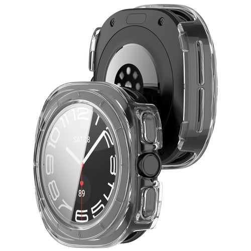 Samsung Galaxy Watch Ultra 2 PC case met glas (transparant)