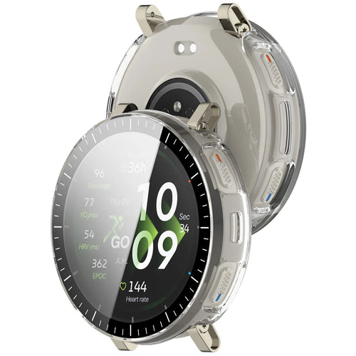 Amazfit Active 3 Premium PC case met glas (transparant)
