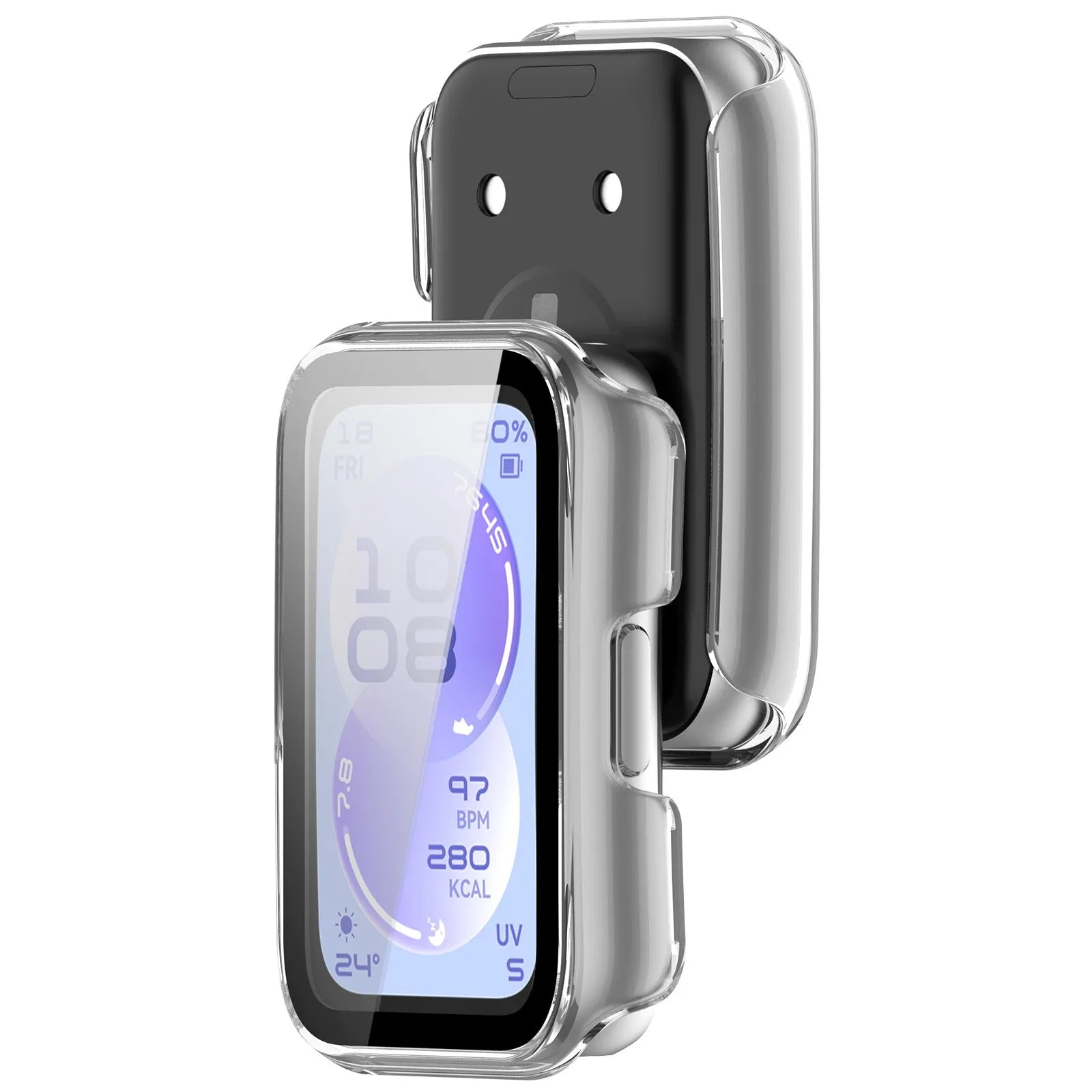 Huawei Band 11 PC case met glas (transparant)