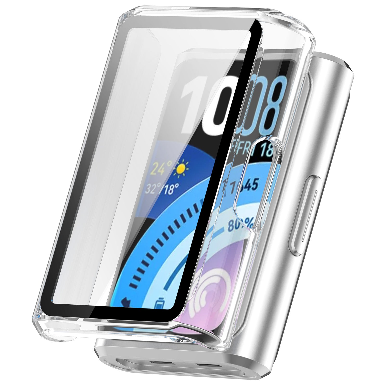 Huawei Band 11 Pro PC case met glas (transparant)