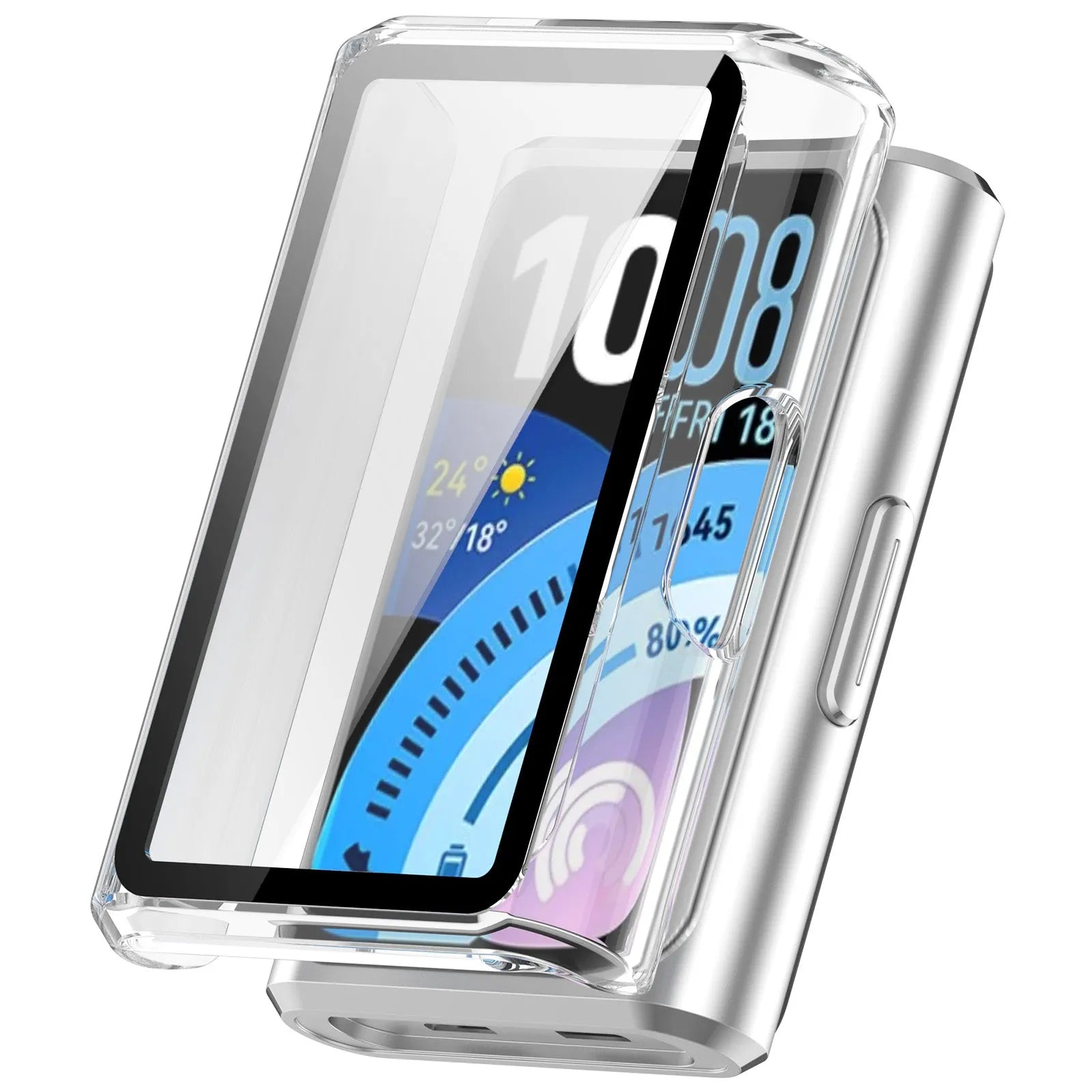 Huawei Band 11 Pro PC case met glas (transparant)
