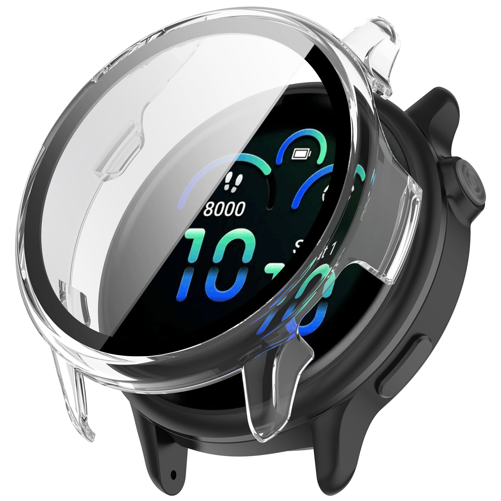 Garmin Vivoactive 6 hard case met glas (transparant)