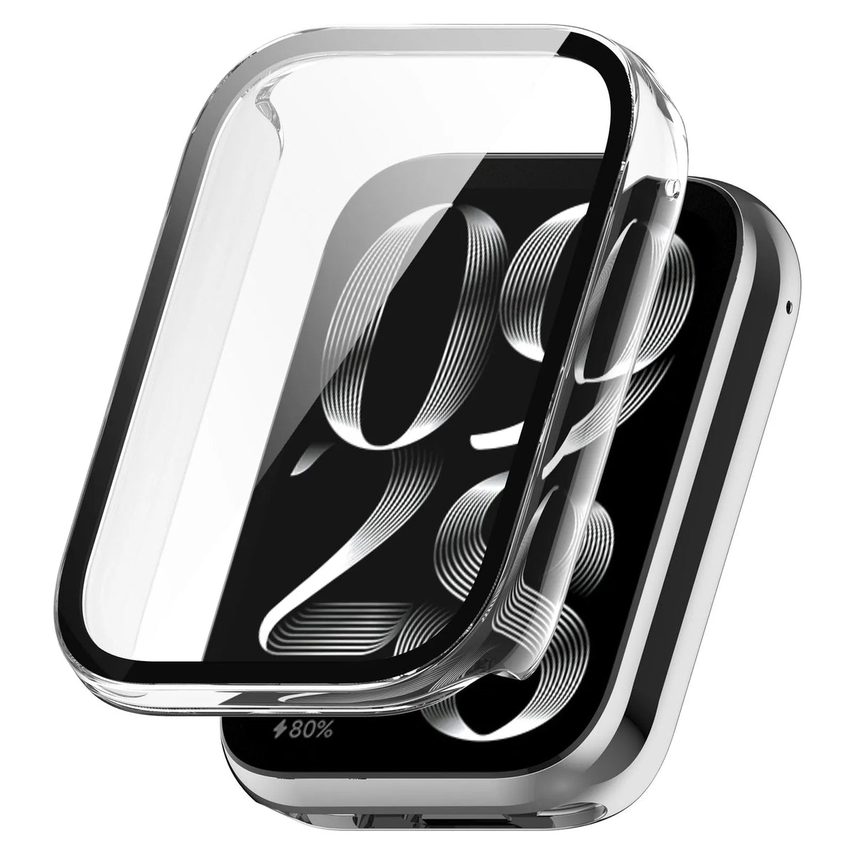 Xiaomi Smart Band 10 Pro PC case met glas (transparant) 