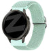 Bandz Garmin Vivomove 3s verstelbare nylon band (turquoise)
