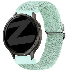 Bandz Garmin Forerunner 265s Adjustable Braided Strap (Turquoise)