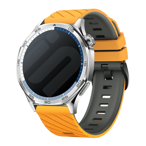Huawei Watch GT 2 Pro Twill Sport Strap (Dark Yellow/Grey)