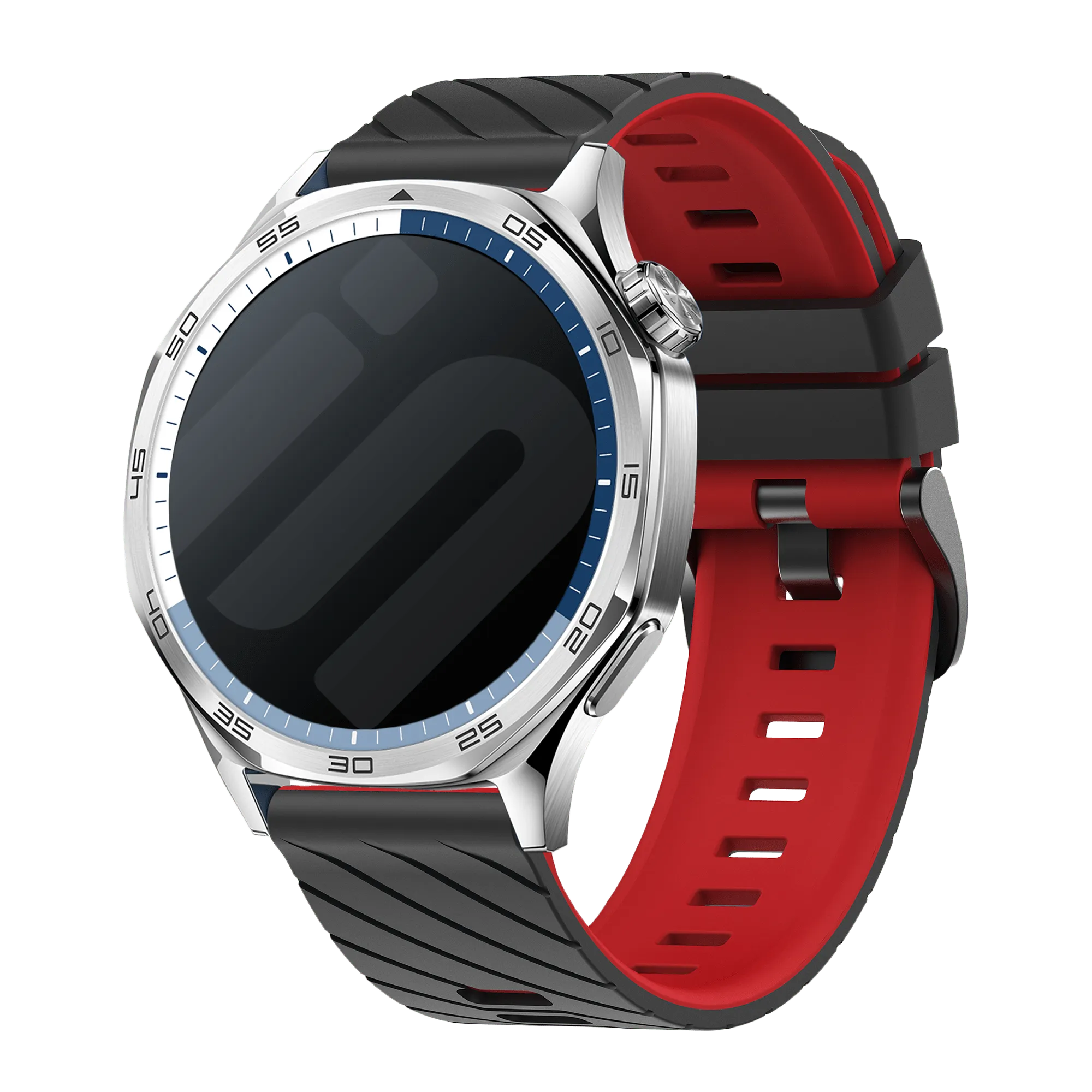 Huawei Watch GT 5 - 46mm twill sport band (zwart/rood)