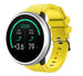 Polar Unite twill siliconen band (geel)