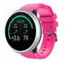Polar Unite twill siliconen band (knalroze)