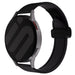 Samsung Galaxy Watch 3 45mm leren bandje met D-buckle (zwart)