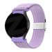Bandz Samsung Galaxy Watch 7 44mm gevlochten nylon band (lichtpaars)