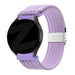 Bandz Samsung Galaxy Watch FE gevlochten nylon band (lichtpaars)
