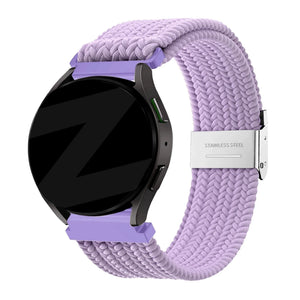 Woven Nylon Strap, on a watch, 3/4 front view