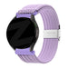 Bandz Garmin Vivomove Style gevlochten nylon band (lichtpaars)