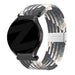 Bandz Garmin Approach S12 gevlochten nylon band (zwart mix)