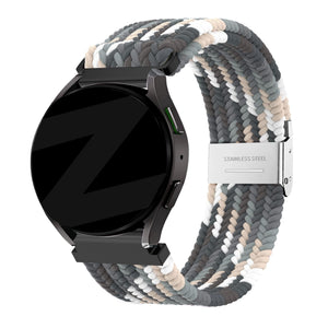 Bandz Amazfit Active 3 Premium Woven Nylon Strap (Slate)
