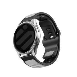 Samsung Galaxy Watch 7 - 44mm outdoor duo siliconen bandje (grijs/zwart)