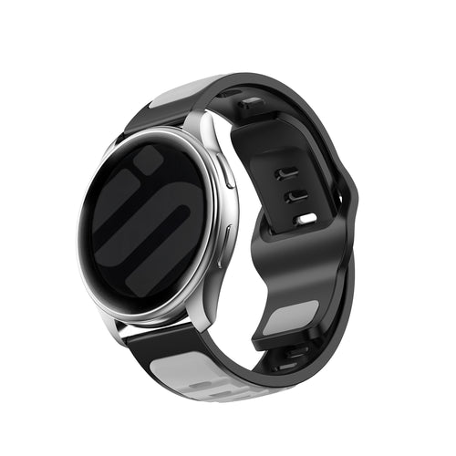 Samsung Galaxy Watch 7 - 44mm outdoor duo siliconen bandje (grijs/zwart)