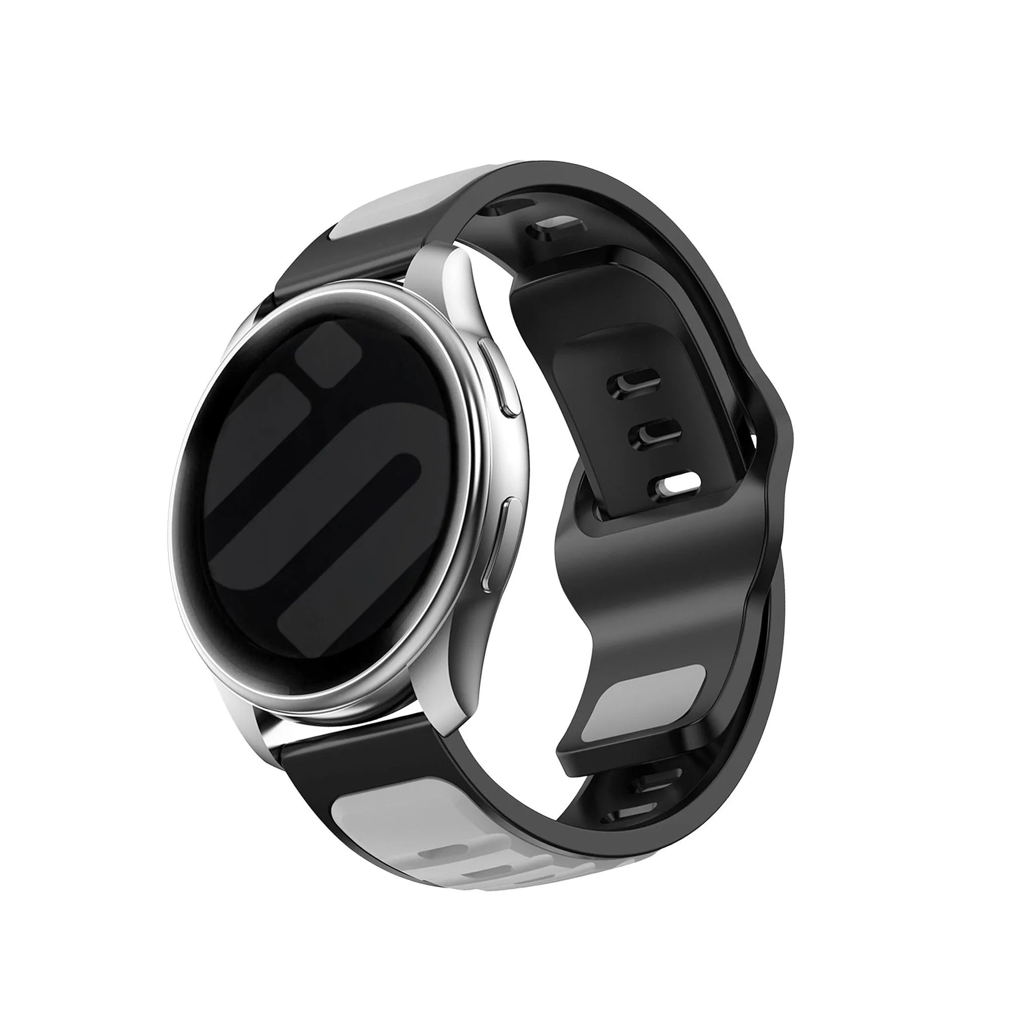 Amazfit GTS 3 outdoor duo siliconen bandje (grijs/zwart)