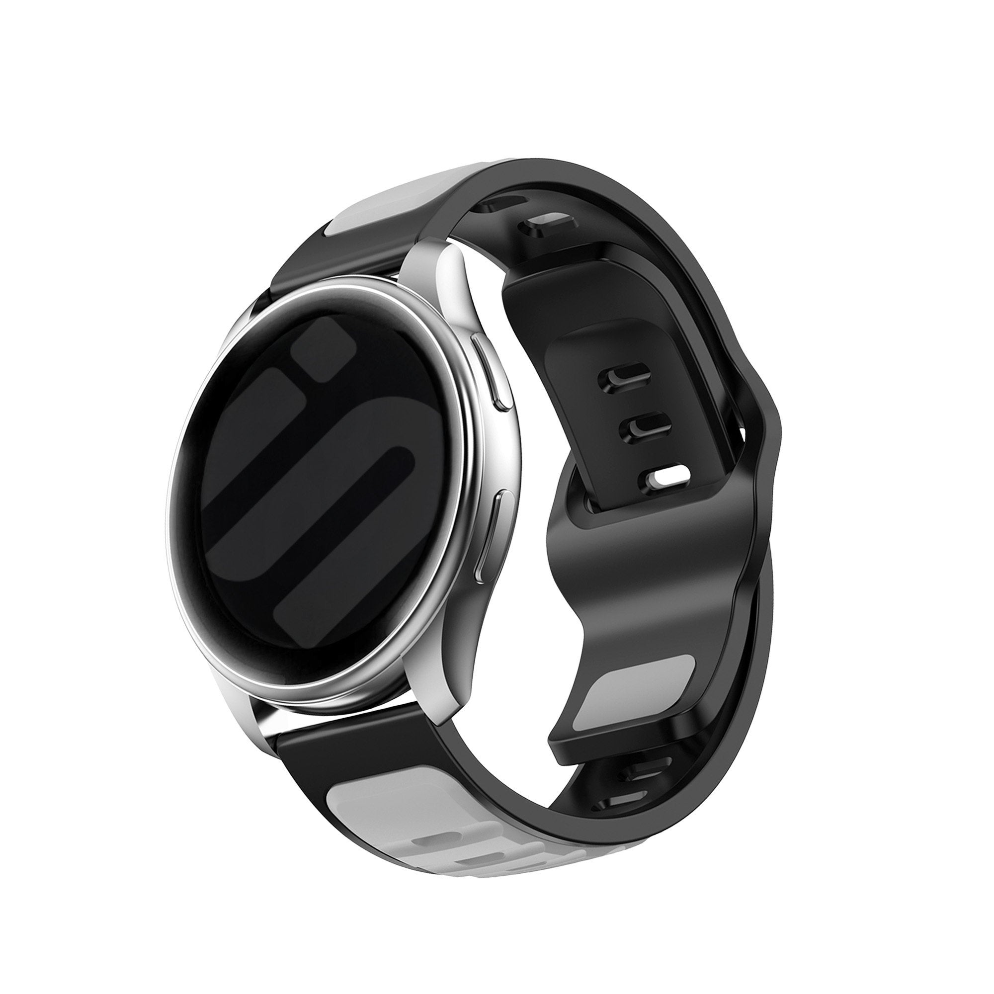 Samsung Galaxy Watch 4 Classic 46mm Outdoor Duo Silicone Strap (Grey/Black)