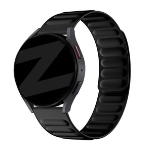 Bandz Oppo Watch X2 Woven Magnetic Strap (Black)
