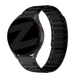 Bandz Amazfit Cheetah (Pro) magnetisch geweven bandje (zwart) 