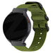 Bandz Huawei Watch GT 7 - 46mm nylon band met gesp (groen)