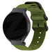 Bandz Suunto Vertical 2 nylon band met gesp (groen)