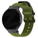Bandz Xiaomi Watch 2 nylon band met gesp (groen)