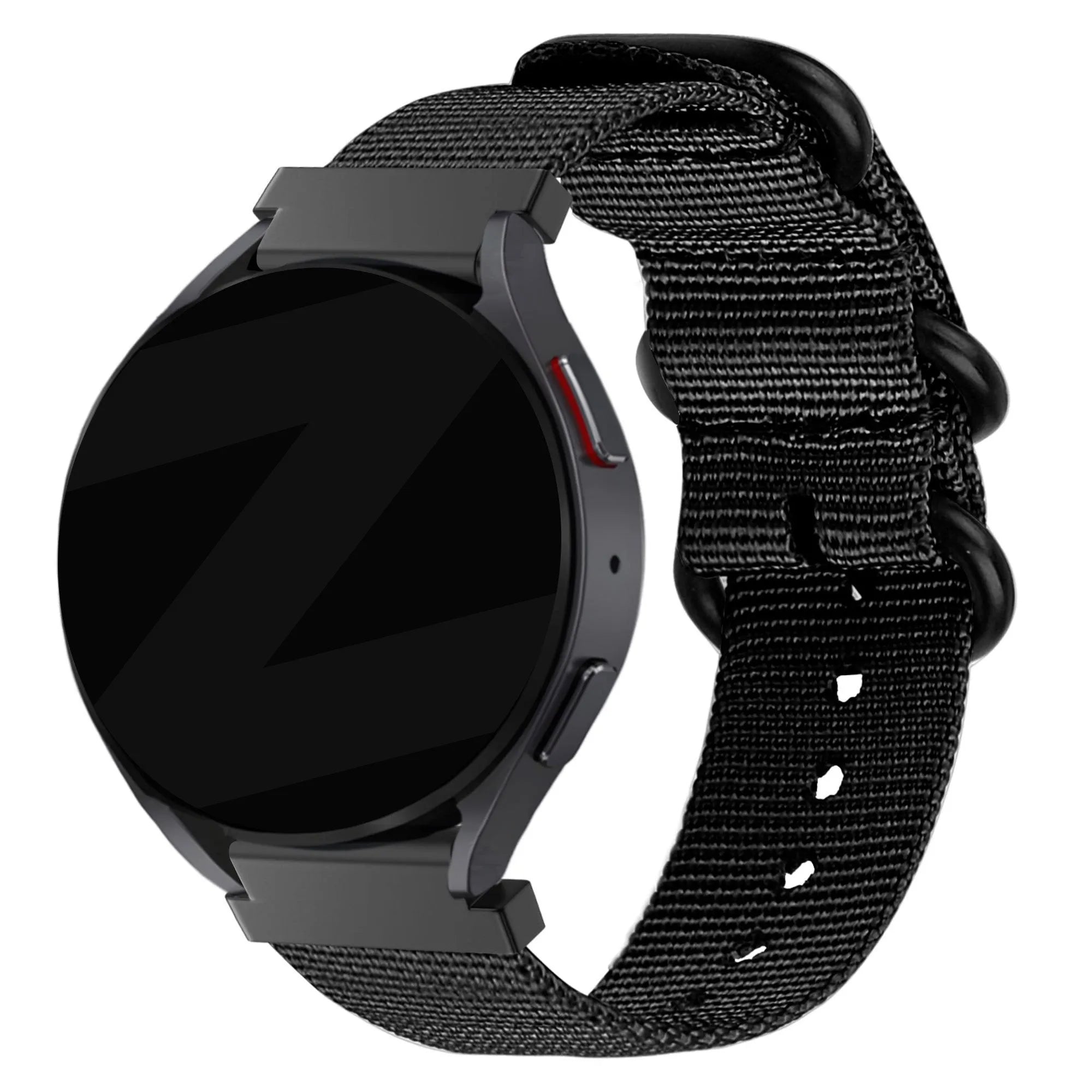 Bandz Suunto 5 Peak nylon band met gesp (zwart)