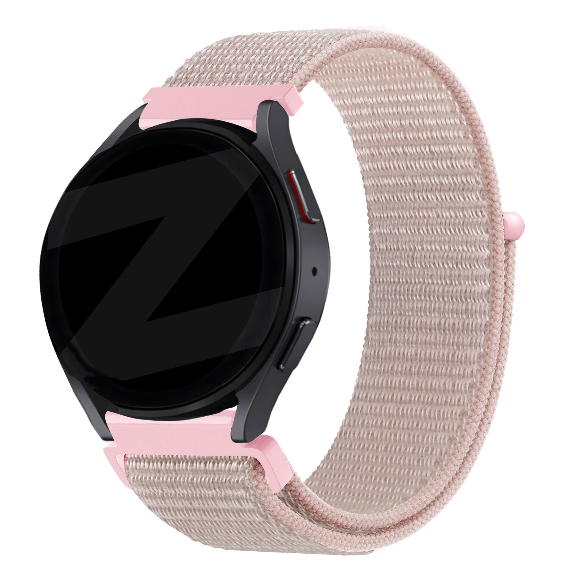 Bandz Garmin Vivomove Trend nylon loop band (rosé goud)
