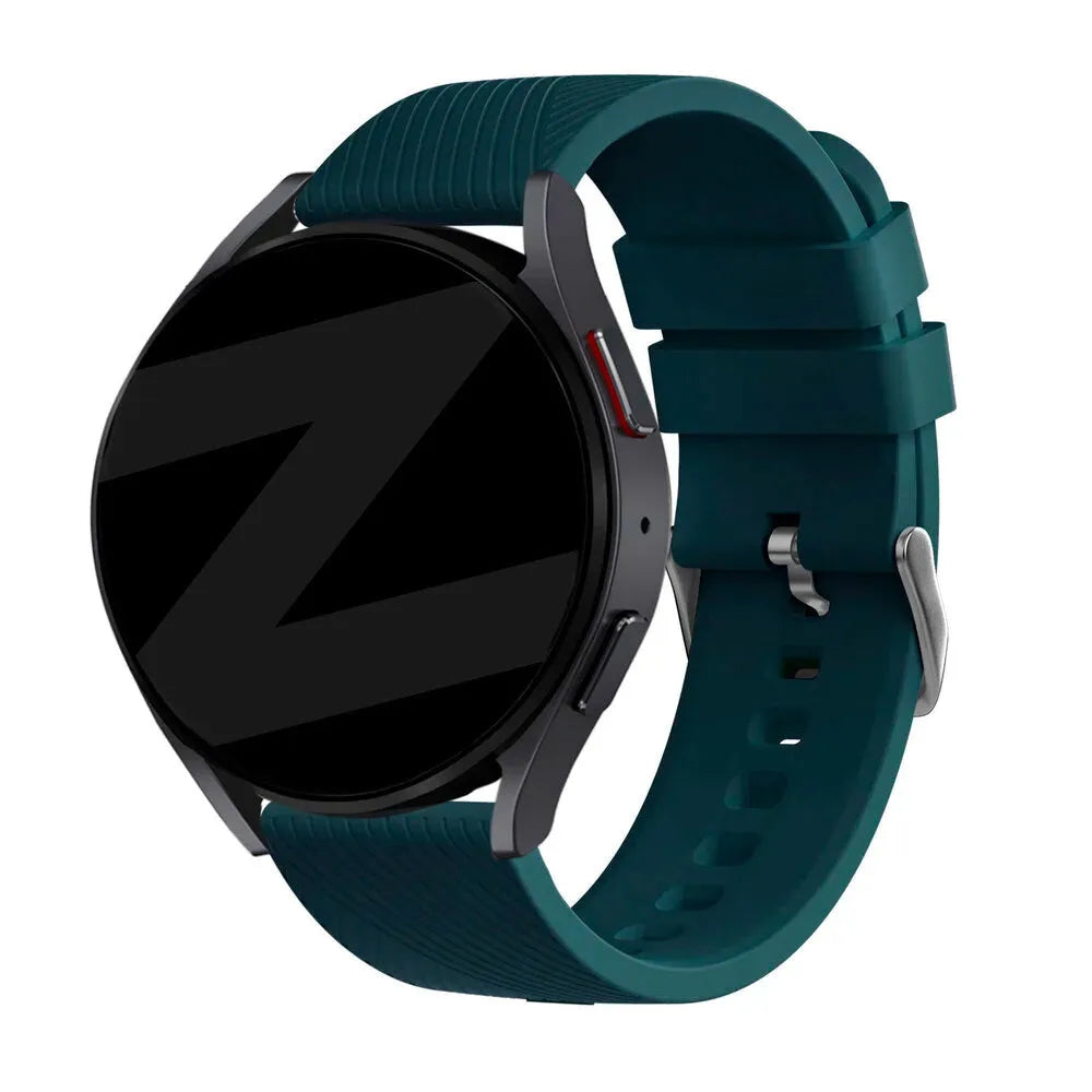 Bandz Suunto Run siliconen band 'Deluxe' (donkergroen)