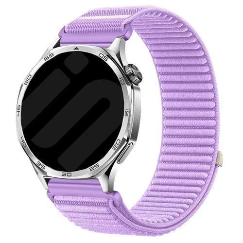 Fossil Gen 5e - 42mm wave nylon band (paars)