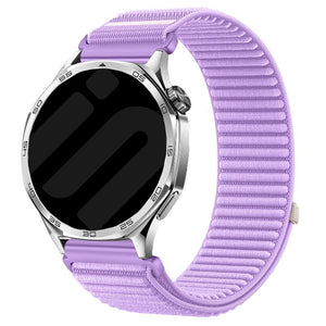 Samsung Galaxy Watch Active wave nylon band (paars)