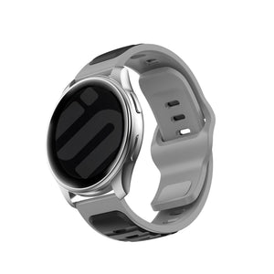 Samsung Galaxy Watch 7 - 44mm outdoor duo siliconen bandje (zwart/grijs)
