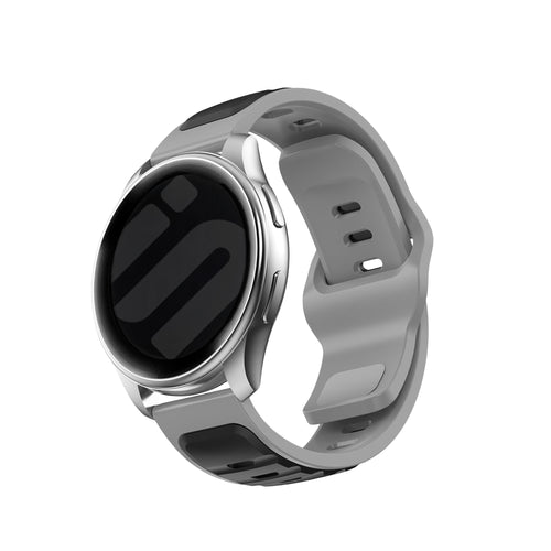 Samsung Galaxy Watch 7 - 44mm outdoor duo siliconen bandje (zwart/grijs)