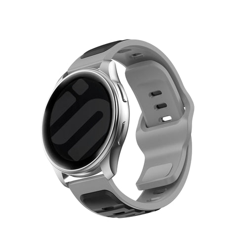 Amazfit GTS 3 outdoor duo siliconen bandje (zwart/grijs)