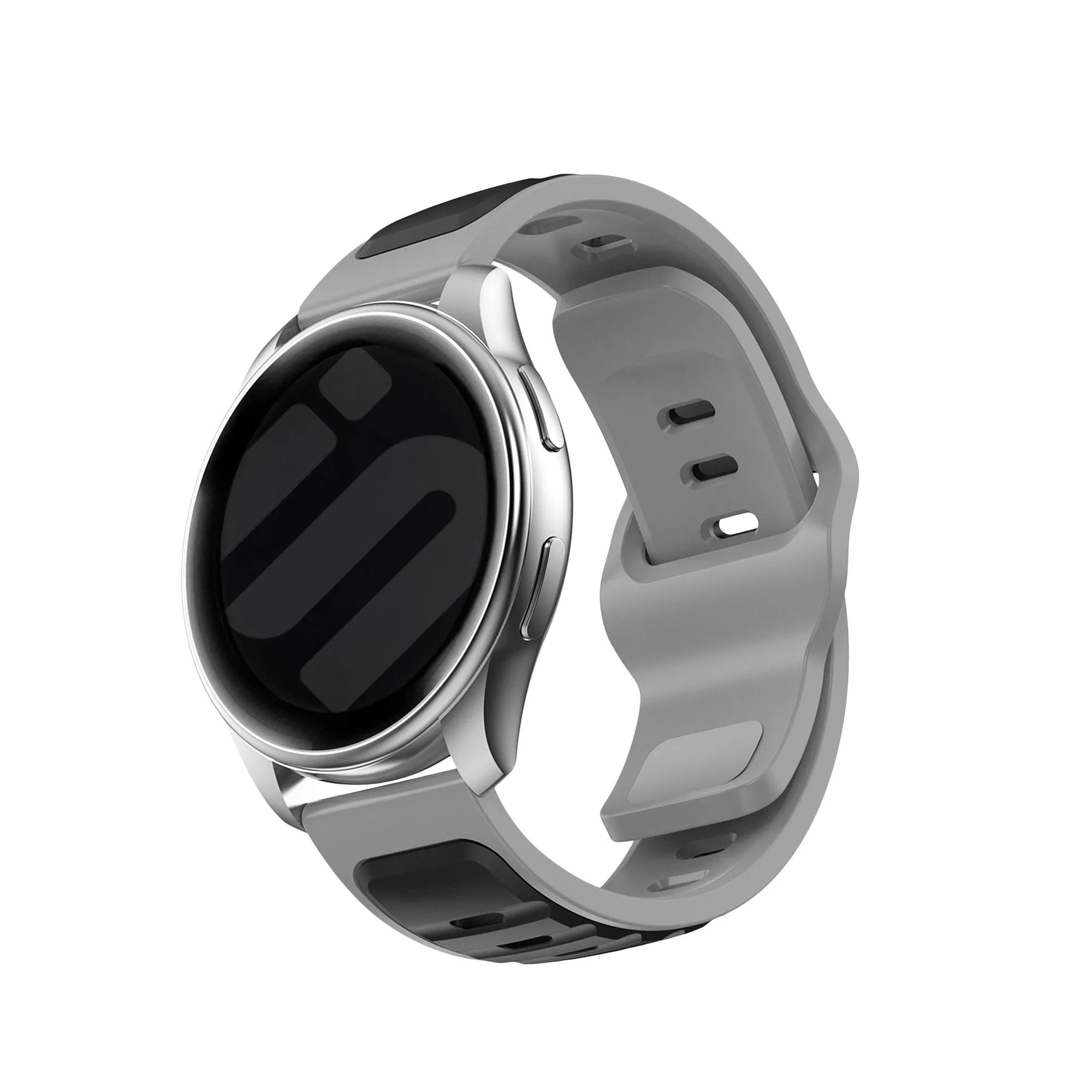 Amazfit GTR Mini outdoor duo siliconen bandje (zwart/grijs)